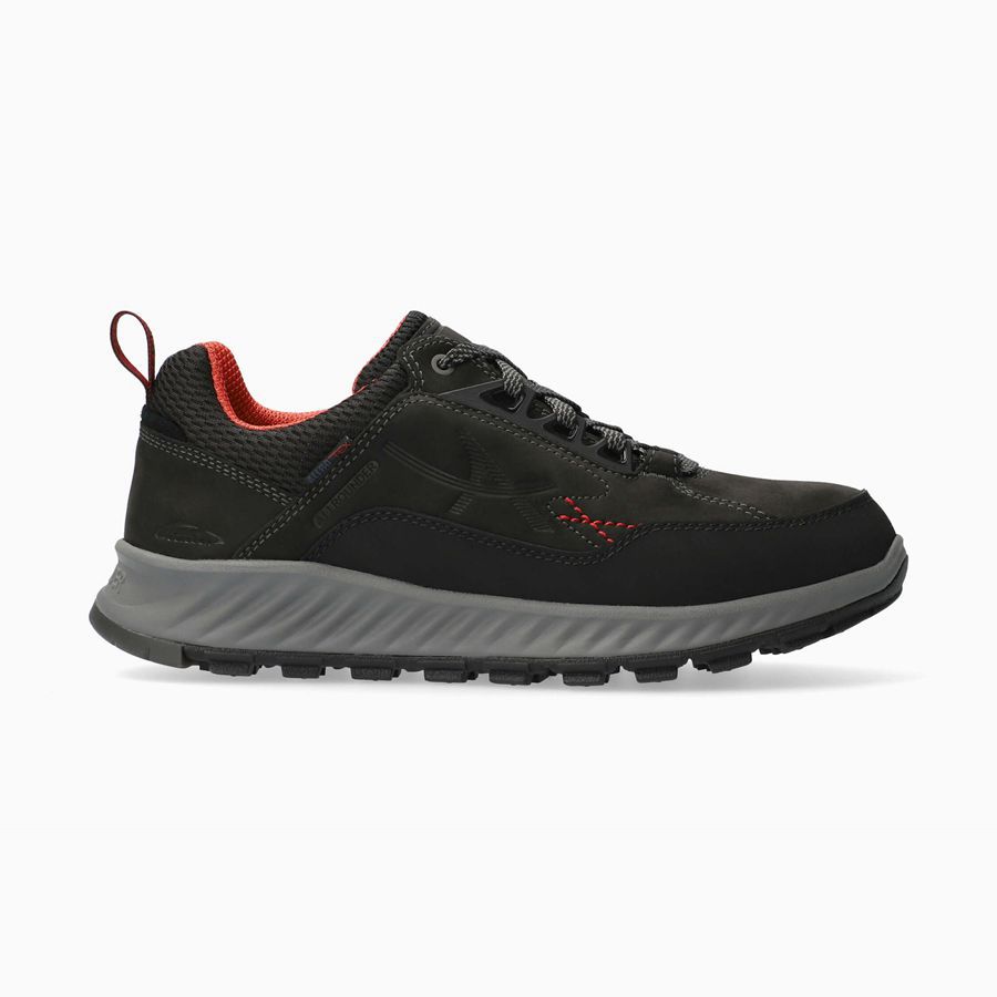 Allrounder UNITED-TEX Nubuck Rubber Férfi Outdoor Cipő - Fekete, HU-72578